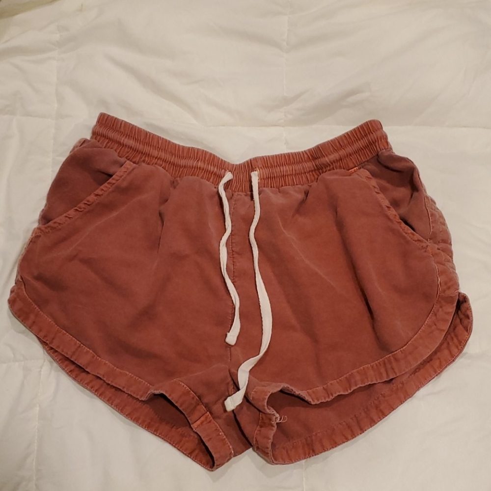 Burnt red shorts